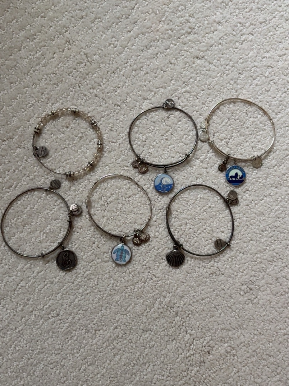 Alex & Ani Silver Bracelet Bundle